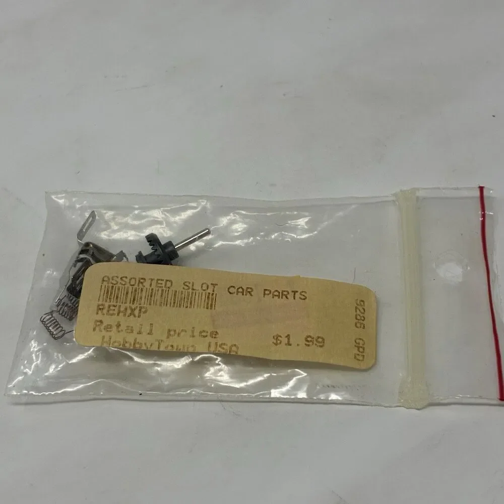 Slot Car Life Like M Chassis #99 Exide & #10 Tide + Vtg Bag Spare Parts Tested